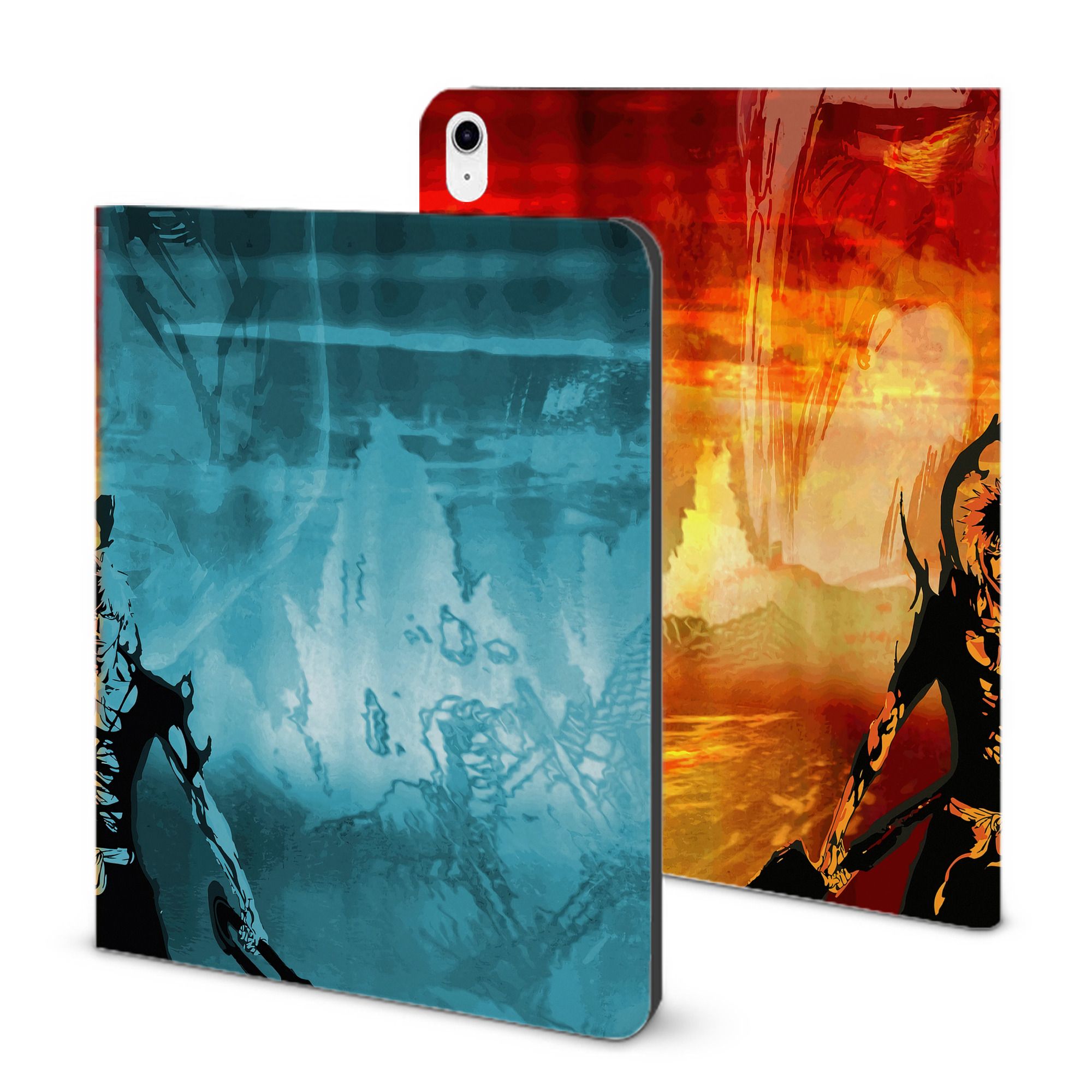 （画像用） ブリーチ BLEACH IPad ケース ブック型 PUレザー TPU 耐衝撃 軽量 薄型 ペン収納なし 全面保護 IPad 各モデル対応